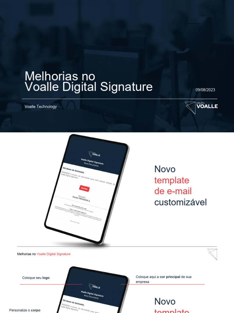 Voalle Technology - Melhorias no Voalle Digital Signature